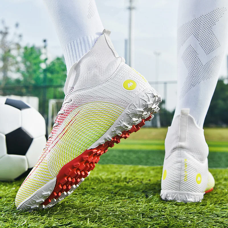 33-46 Fashion Adult Children High Ankle Sports Training Sports Football Shoes Youth Students Youth Academy Shoes TF/AG