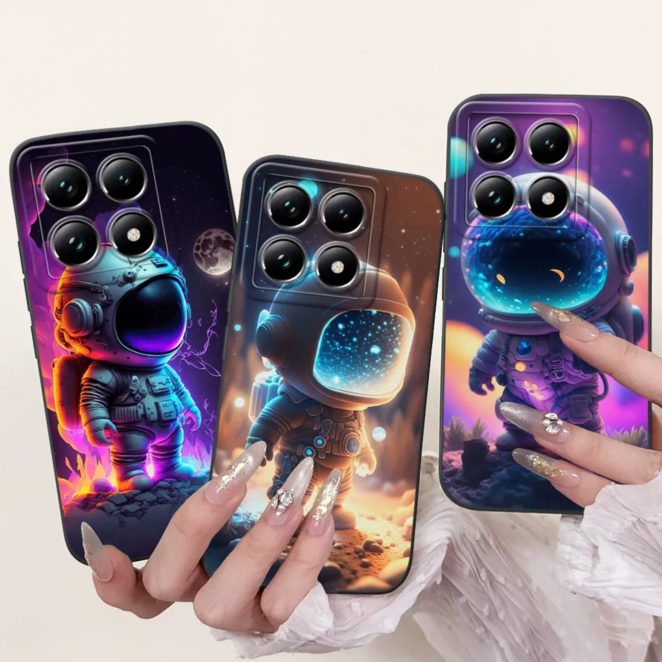 Мультяшный Модный чехол-накладка для телефона Mi 14T Pro Xiaomi силиконовый мягкий