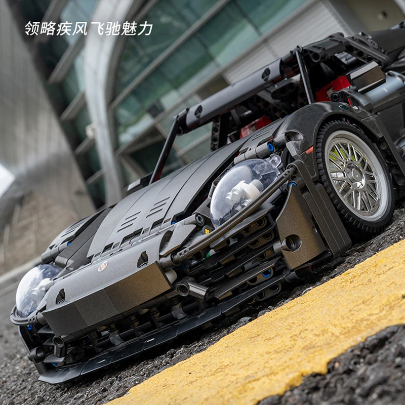 Строительные блоки в наличии MOC technrc Racing модель 1:10 спортивный автомобиль кирпичи