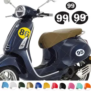 KODASKIN Vespa Logos Stickers Carbon Decals for Italia Piaggio Vespa LX LV  GTS Sprint Primavera - AliExpress