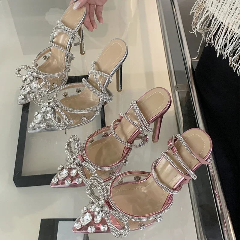 Женские прозрачные туфли-лодочки Eilyken из ПВХ в уличном стиле с острым носком