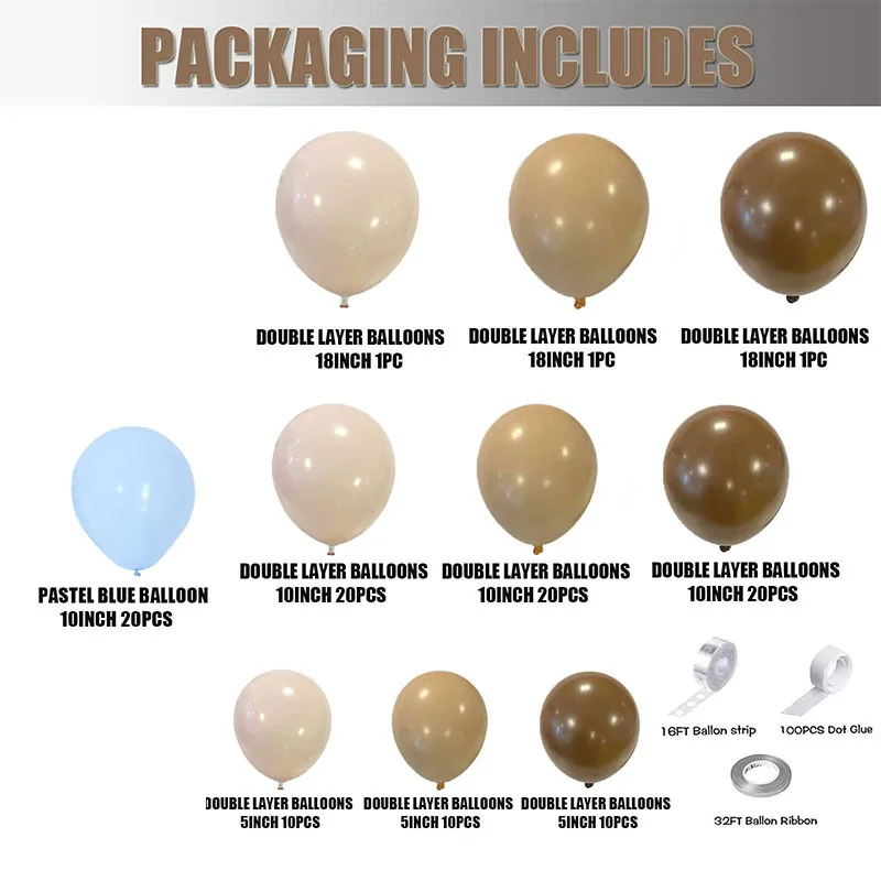 Коричневые фотообои двойные набивные телесные воздушные шары лесной медведь