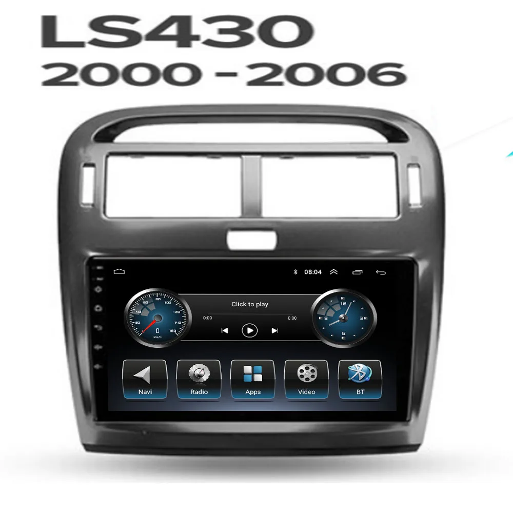 

2 Din Android 12 Car Stereo Radio DVD GPS Multimedia Video Player 5G WiFi DSP Carplay For Lexus LS430 XF30 LS 430 2000 - 2006