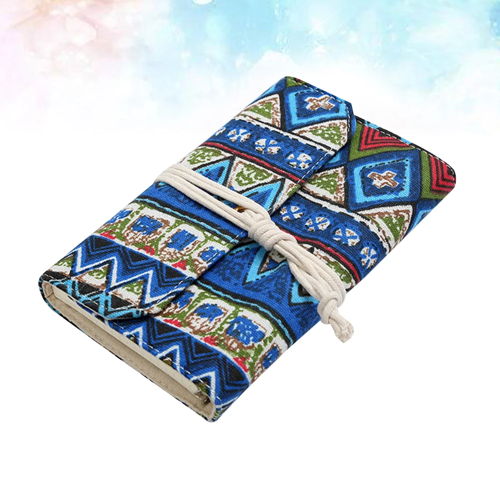 

1 шт. модный тканевый чехол для блокнота, простой винтажный планировщик, дорожный дневник, блокнот, канцелярские товары большого размера (NB128, богемный синий)