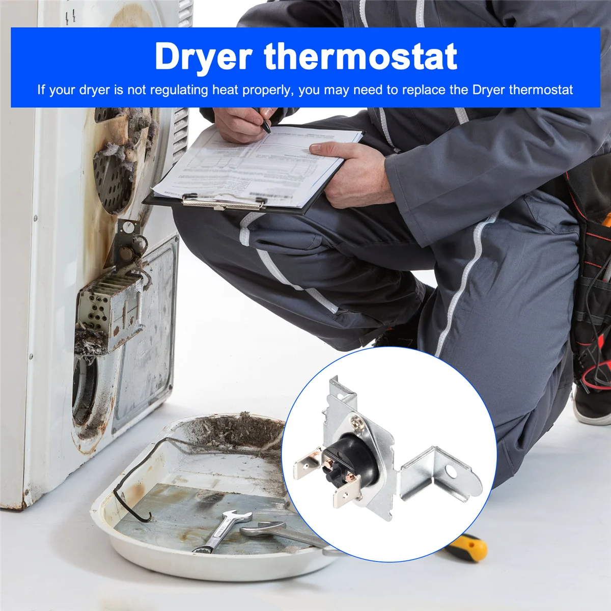 6931EL3003C Запасные части термостата с высоким пределом для сушилки LG 1268365 6931EL3003G PS