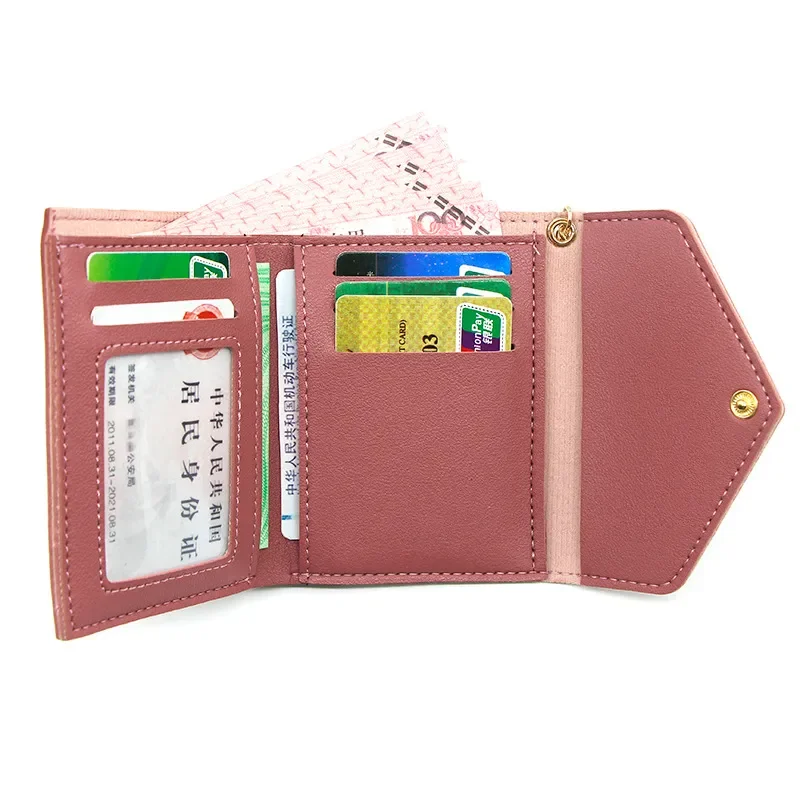 Women's Wallet Short Women Coin Purse Wallets Card Holder Ladies Small Wallet Female Hasp Mini Clutch Girl Money Bag