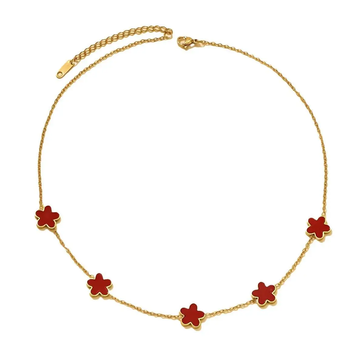 Позолоченный набор ювелирных изделий 18K позолоченное ожерелье из двух ракушек и