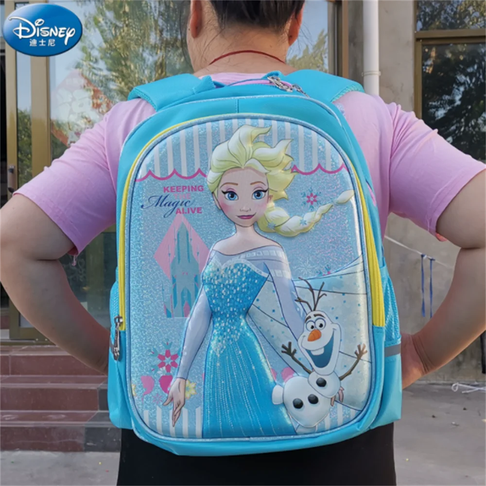 

2022 new Disney schoolbag primary school schoolbag girl baby cute fashion backpack Frozen primary school schoolbag