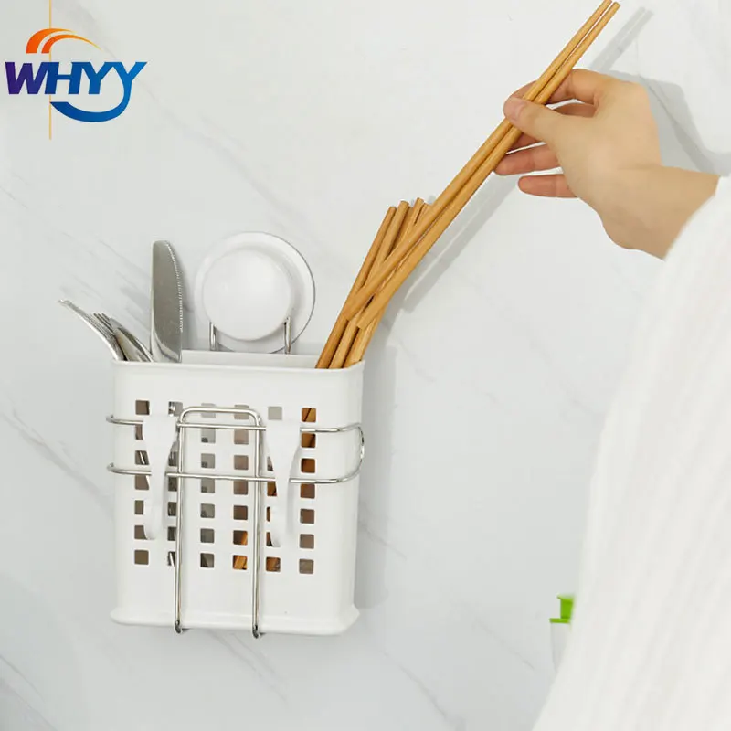 

WHYY Plastic Tableware Storage Holder Chopsticks Spoon Drain Rack Spatula Kitchen Utensils Organization Hook Kitchen Accessories