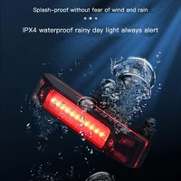 rear light bicycle lantern usb rechargeable lights mountain racing bike taillights tail lamp cycling flashlight mtb accessories
