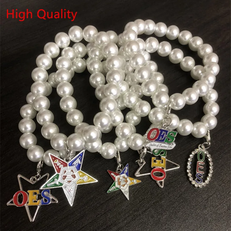 1 шт. женский эластичный браслет со стеклянной подвеской в виде звезды