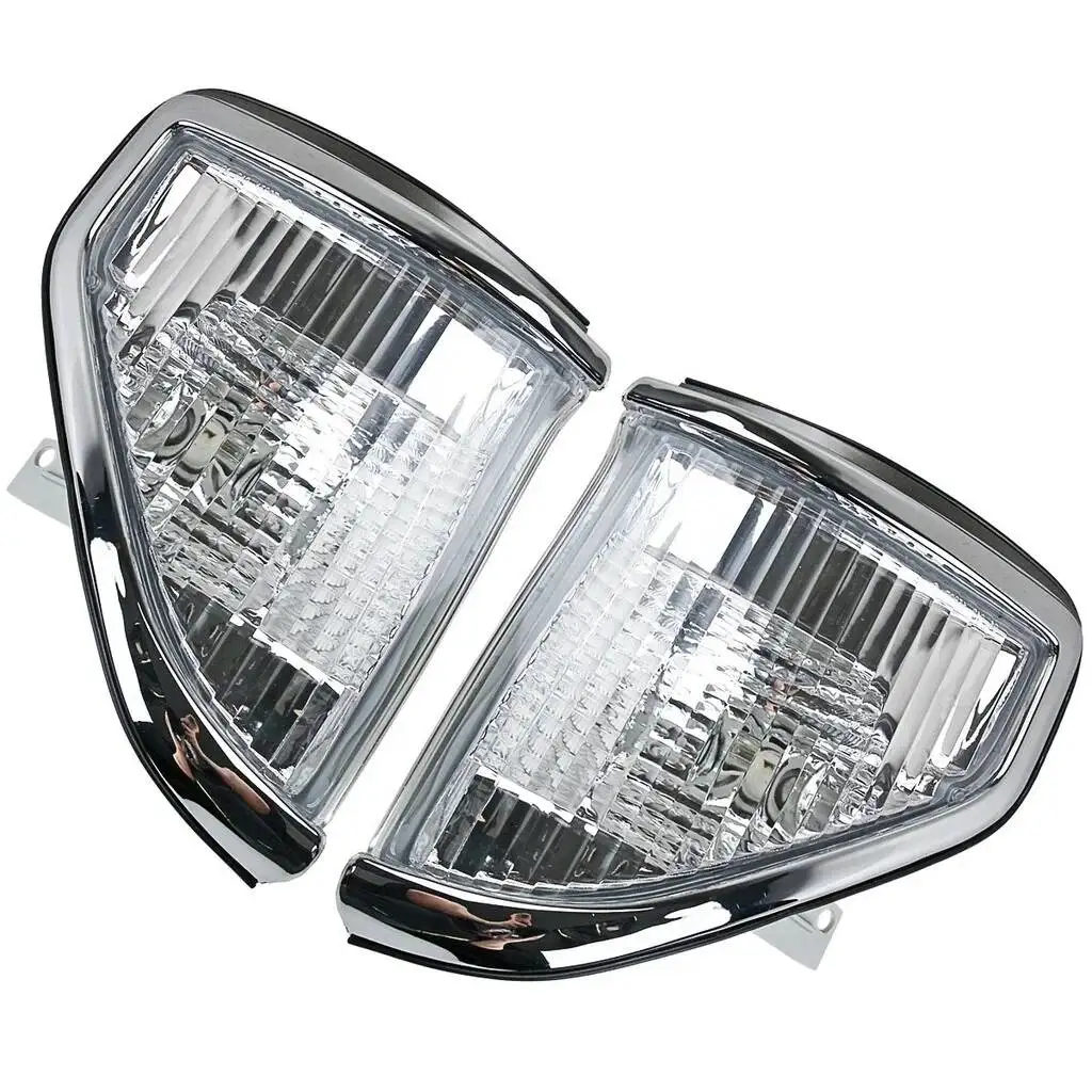 Фото Пара хрустальных передних угловых указателей поворота для Toyota Land Cruiser Prado FJ70 FJ75 LJ78 LJ79 KZJ78 1990-1996 №2