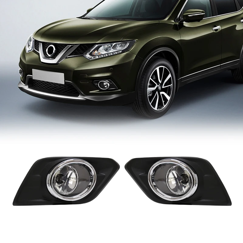 

Светодиодные противотуманные фары для Nissan X Trail X-Trail Xtrail 2014 2015 2016 дневные ходовые огни DRL дневные огни s водонепроницаемые провода кнопка пере...