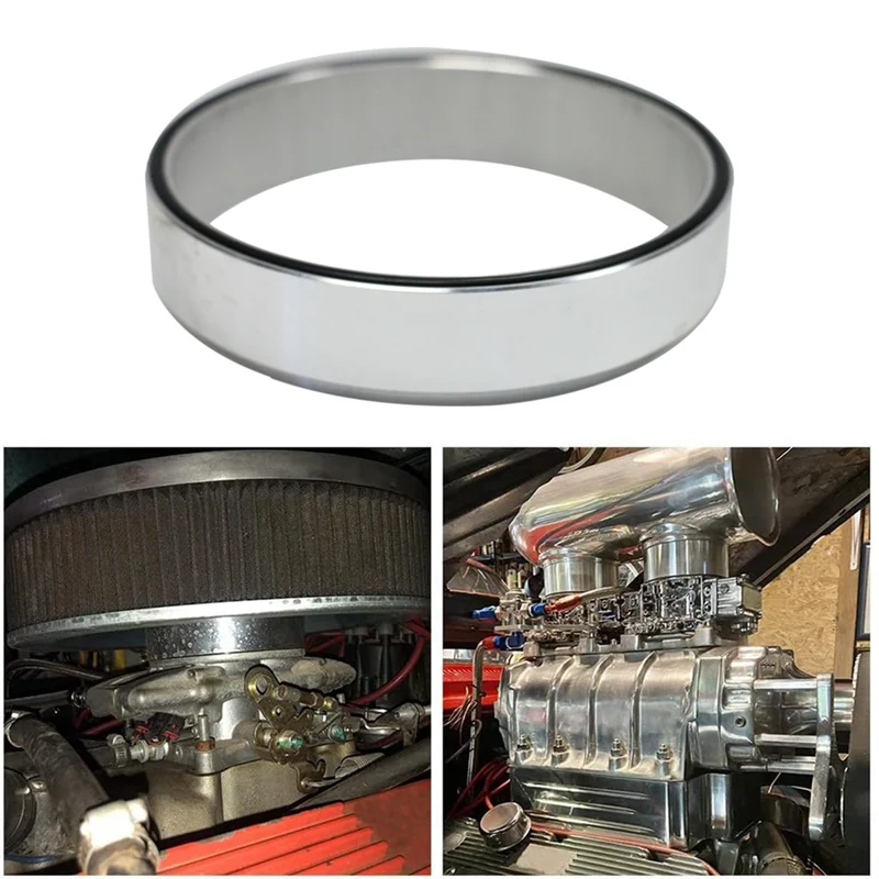 1 дюймовый Алюминиевый Воздухоочиститель для Edelbrock Holley Riser SBC BBC 350 Ford 302