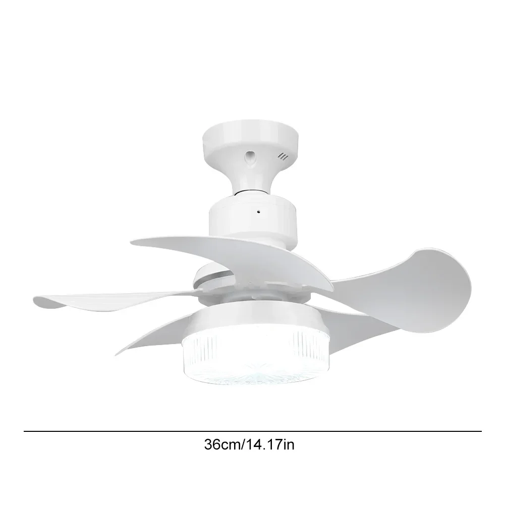 Тихий Потолочный Вентилятор С 5 Лопастями Светодиодный Светильник Регулируемой