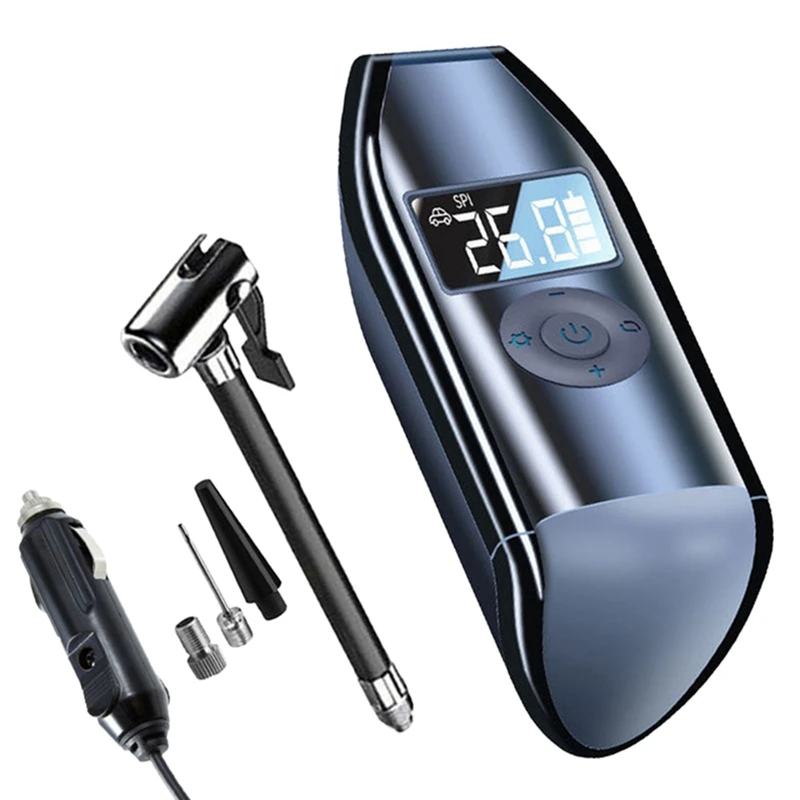 

Car Smart Digital Display Tire Car Air Pump Portable Air Pump Smart Bicycle Air Pump For Car Tires And Bicycles