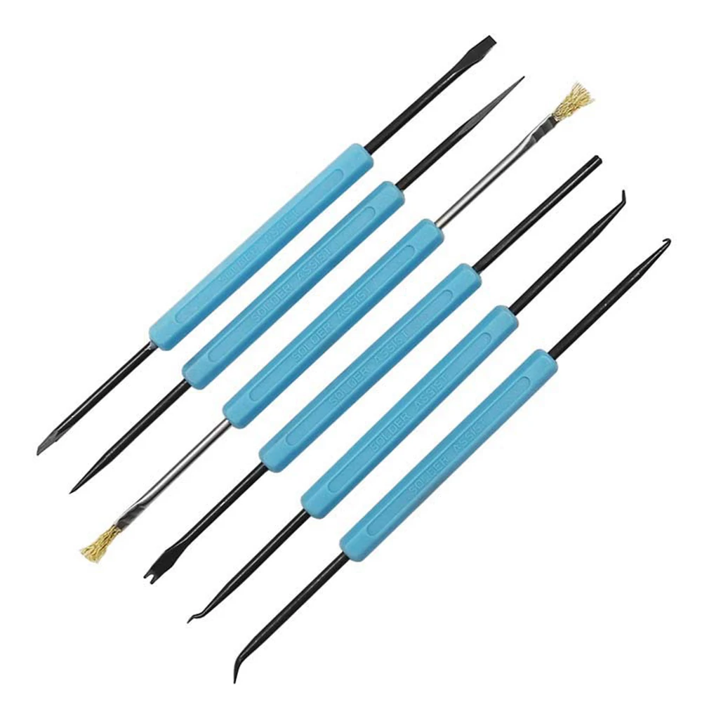 

6 в 1, вспомогательные инструменты для пайки BGA для ремонта печатных плат, набор инструментов для распайки, электронный набор помощи при тепла