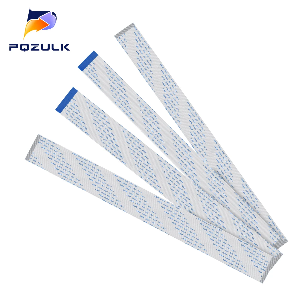 5PCS FPC FFC Ribbon Flexible Flat Cable 4/5/6/8/10/12/14/16/18/20/30/40-80Pin Pitch 0.5MM 1.0MM A-Type Wire Length