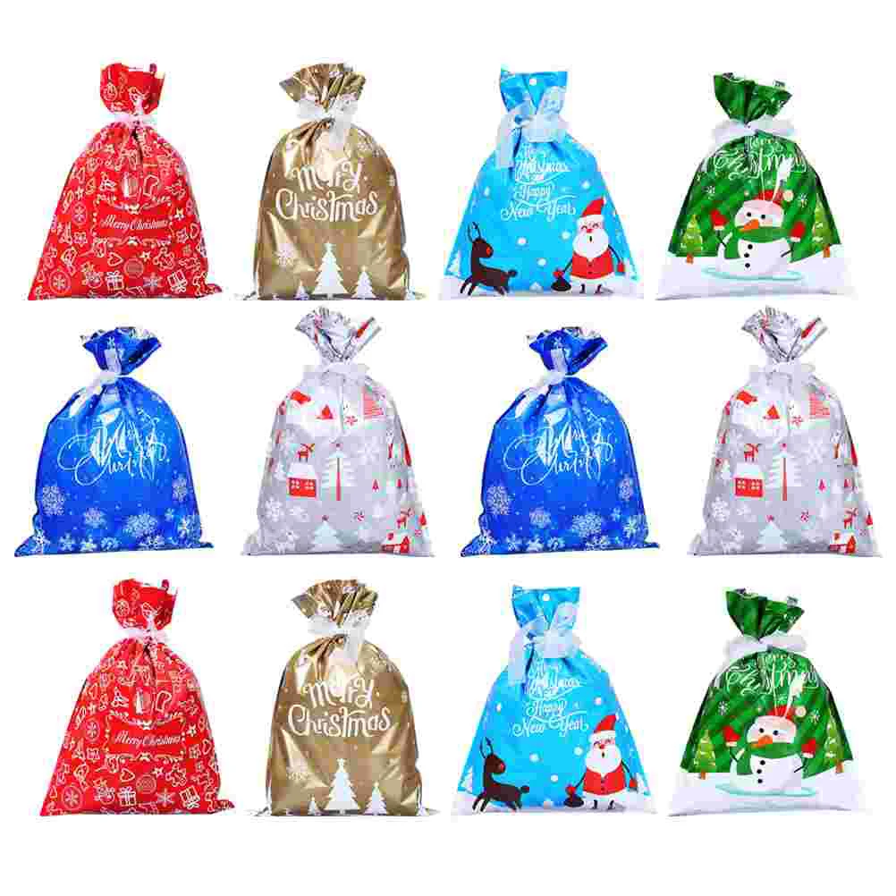 

30pcs Christmas Elements Candy Bag Christmas Gift Bag Gift Pouch for Kids