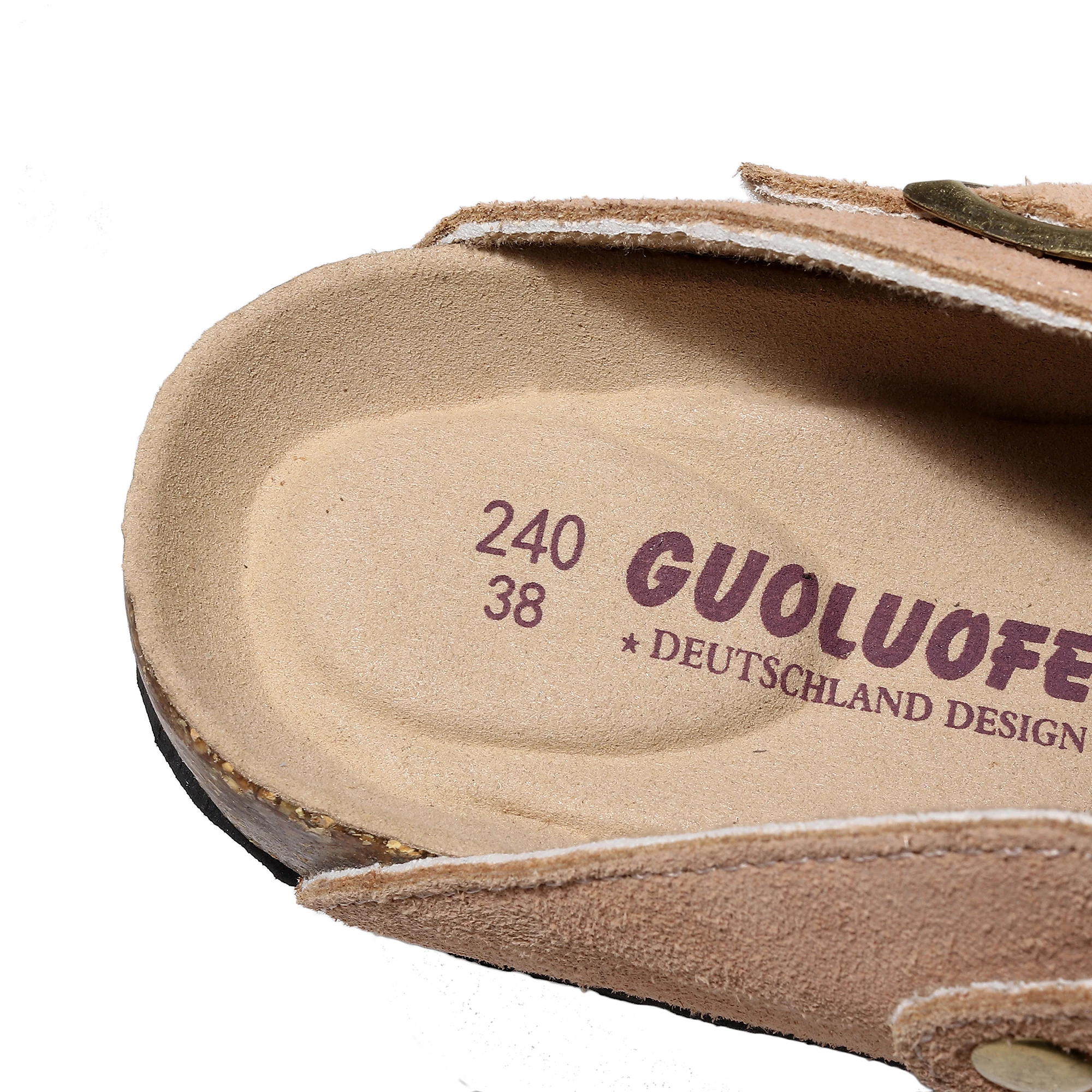 Classic Woman Man Cork Birken Stock Sandals Slippers Luxury Brand Design Buckle Strap Flat Mules