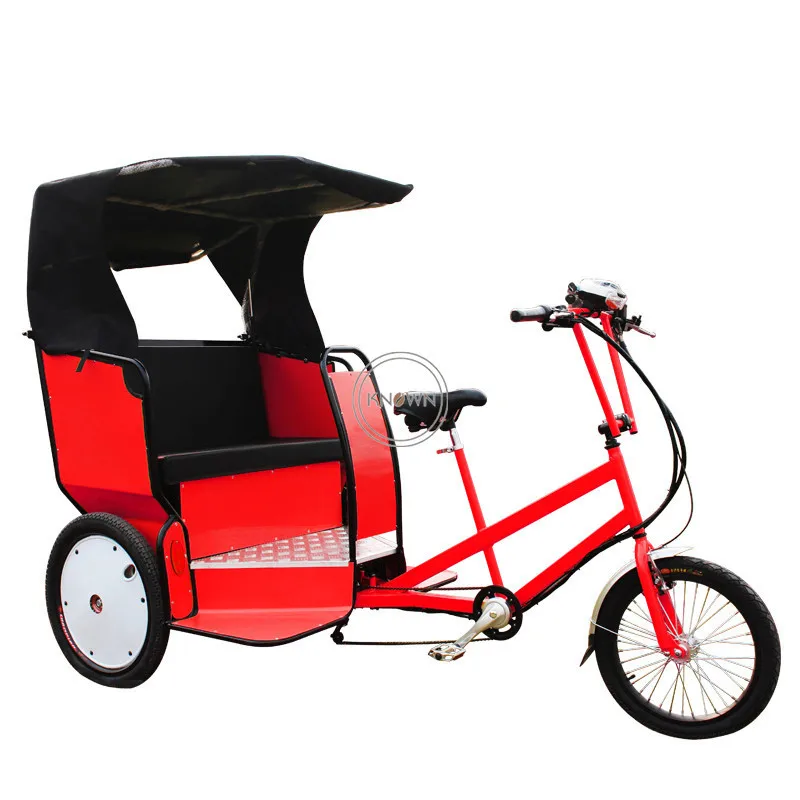 Adult Three Wheels Passengers Touring Tricycle Renting Cargo Taxi Bike Wedding Bicycle for Sale