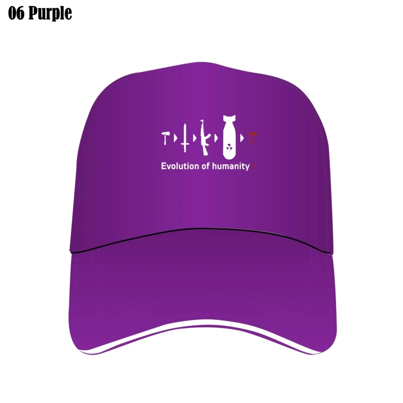 

Militarybill Hat Funny Darwin Evolution Of Humanity Military Army W (2) Gift Men'S Bill Hats