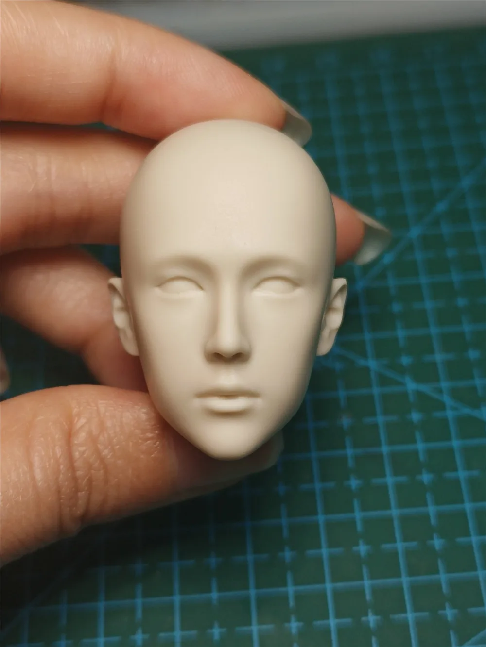 

Unpainted 1/6 Scale Fat version YiBo Head Sculpt Model Fit 12" Action Figure Body Dolls Painting Exercise