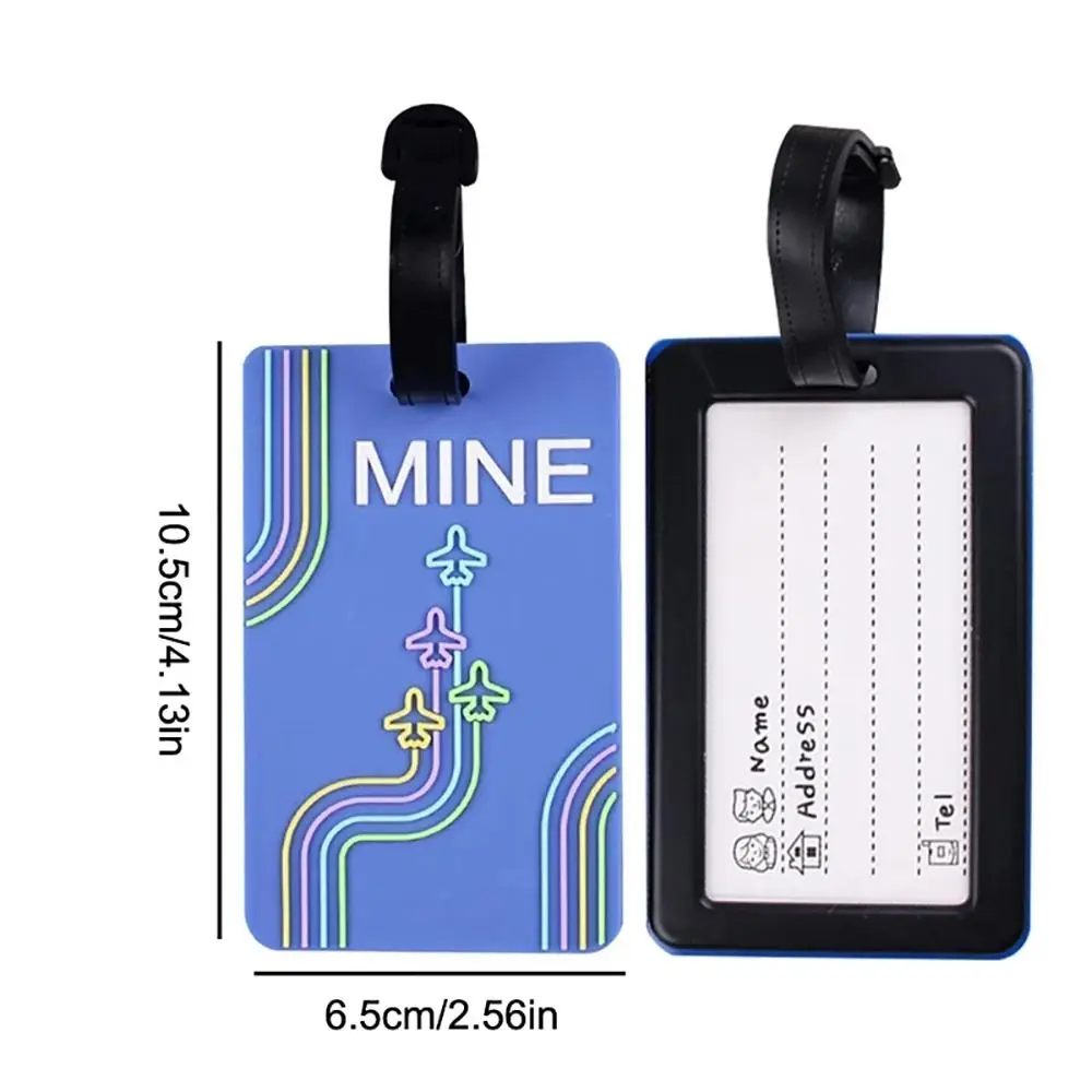 Силиконовая багажная бирка портативный персонализированный держатель для