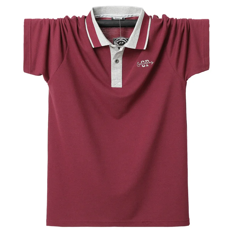 

QYLVAWOY 2022 Summer Polo Shirts Men Clothing Oversized T Shirt Loose Casual Shirt for Men Short Sleeve T-shirts Camisa Polo Lq