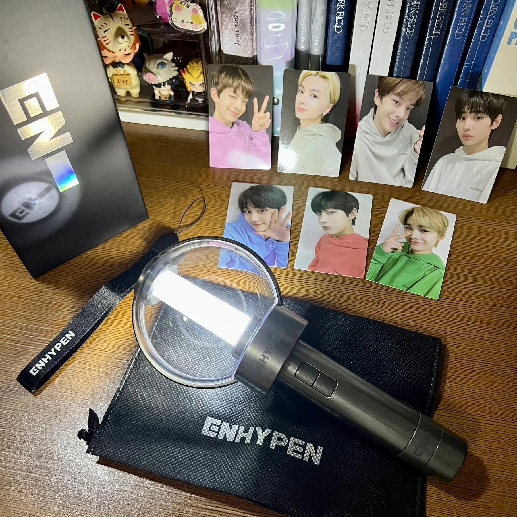 Kpop ENHYPENed Lightstick с Bluetooth, яркий цвет, регулируемая осветительная лампа для концерта, коллекционные игрушки, поклонники, подарки