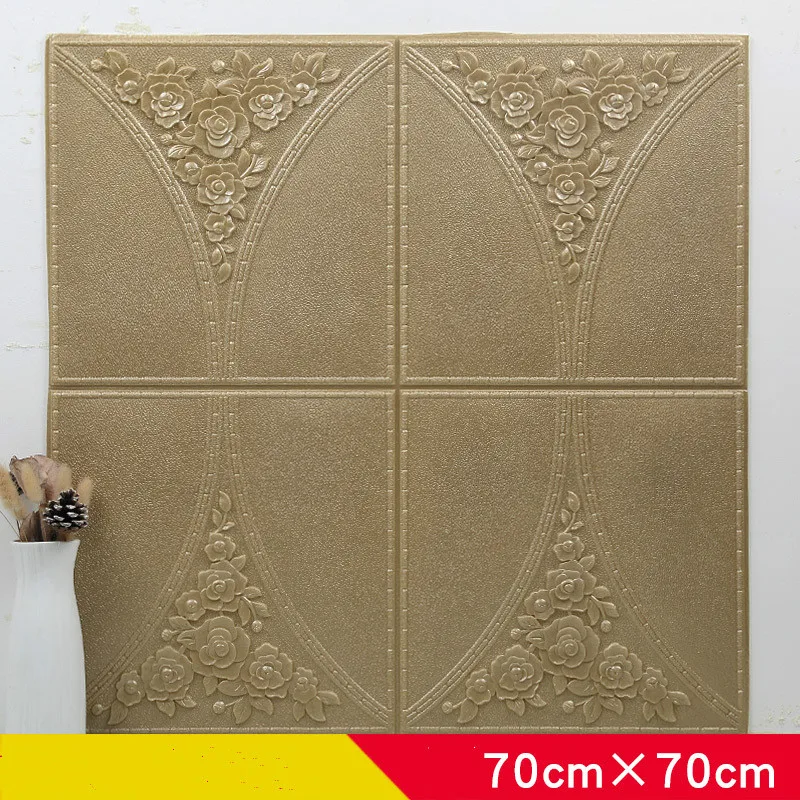 

10PCS DIY 3D Wall Stickers PE Foam Safty Home Decor Wallpaper Wall Decor Brick Living Room Kids Bedroom Decorative Sticker