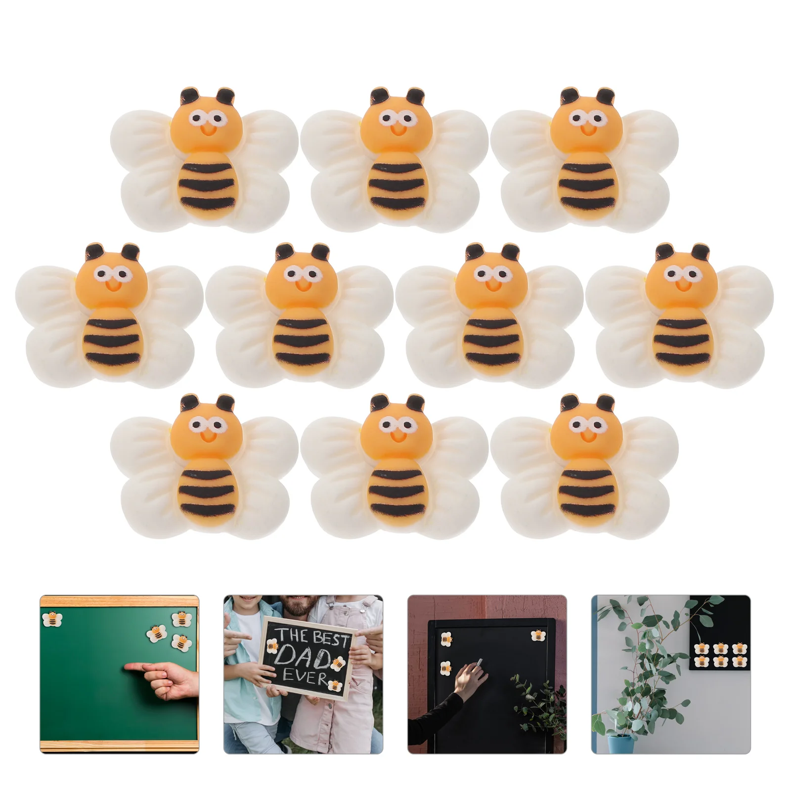 10 шт. Aniaml наклейки пчела магнит на холодильник подарок поддельные животные