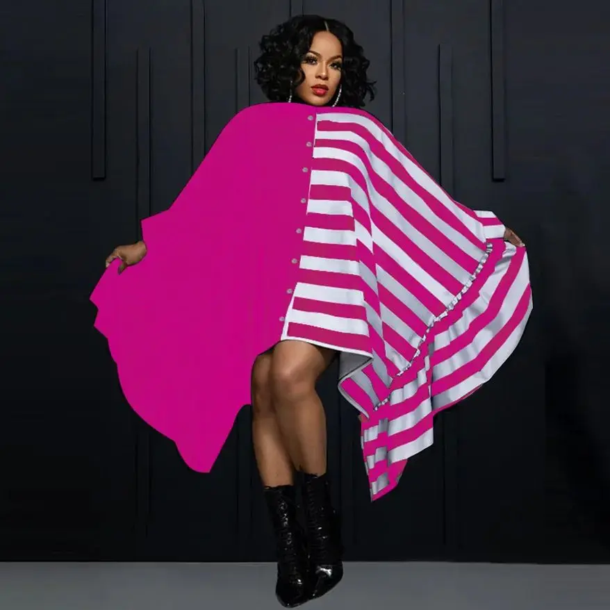 Рисунок 3 - Женское свободное платье в полоску