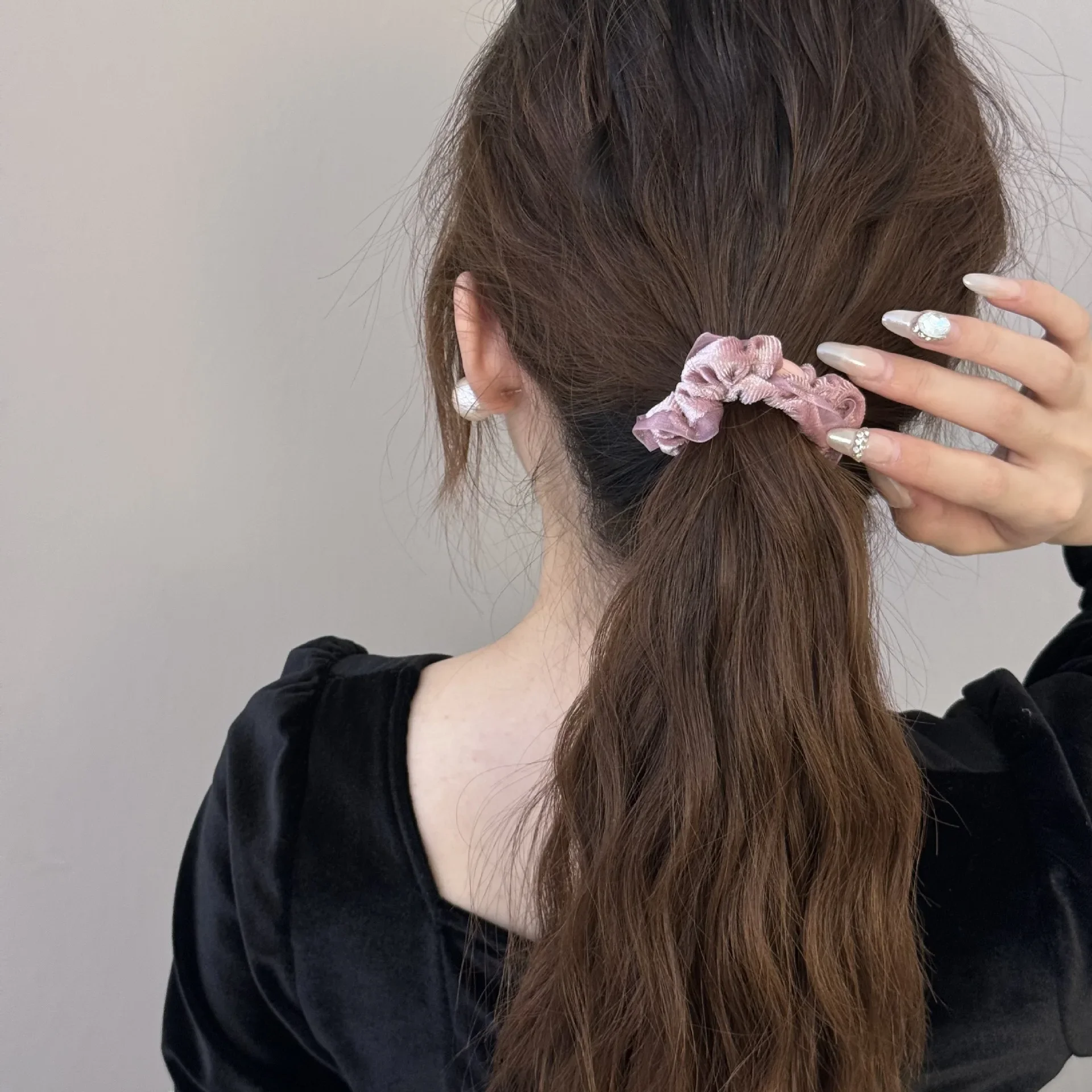 Аксессуары для волос девочек и женщин резинка маленькие ленты эластичная