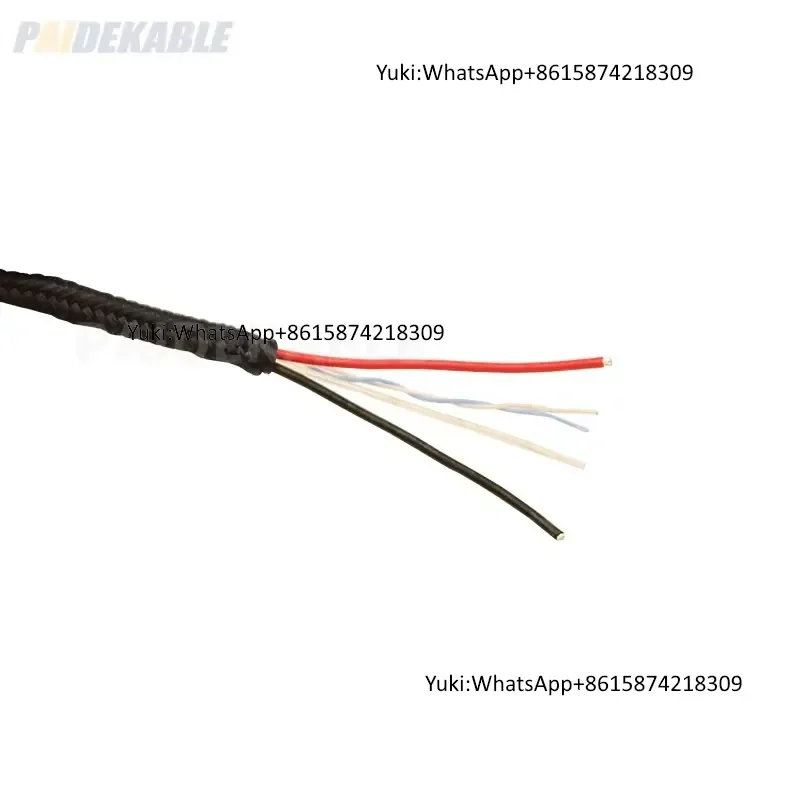 Фото Высококачественный индивидуальный медный кабель 2x20AWG+1x2x28AWG+1OFC с ПЭ изоляцией для аэростатов и воздушных шаров №3