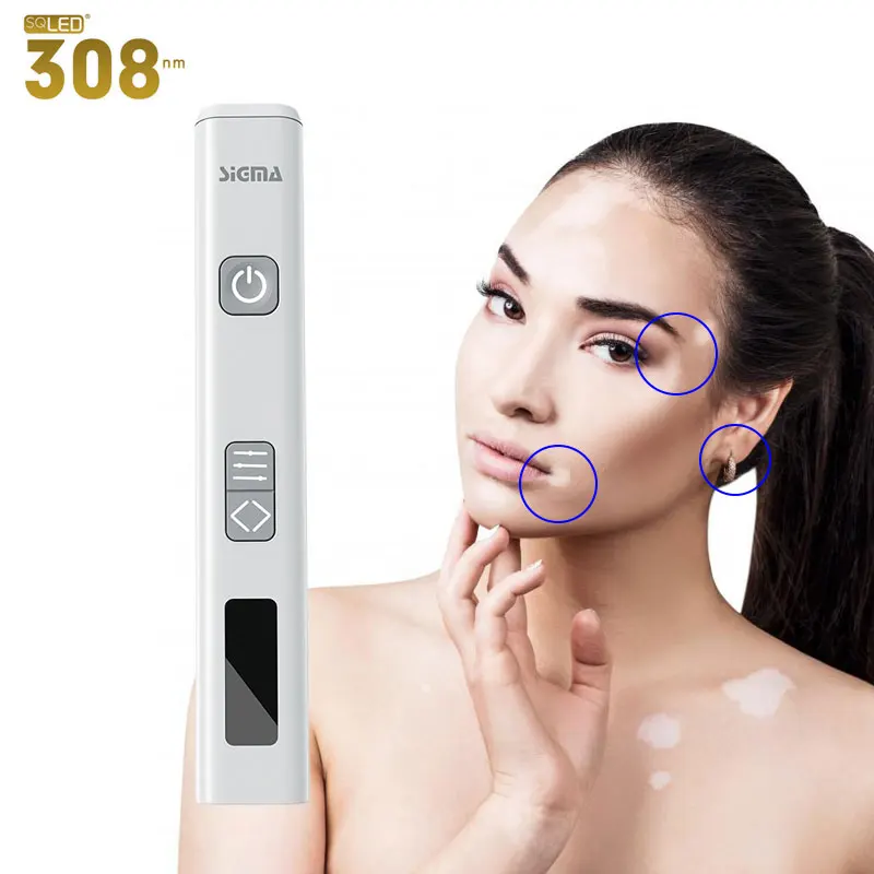 

New 308nm UVB phototherapy device 311nm UV light therapy machine excimer light vitiligo psoriasis treatment