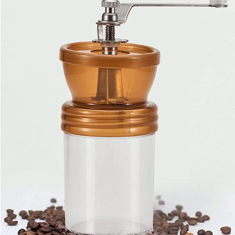 

Stainless Steel Portable Coffee Grinder Manual Small Adjustable Coffee Grinder Home Beans Mill Camping Kitchen Coffee Mill