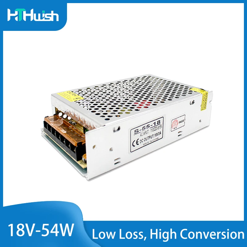 

DC 18V 3A Switching Power Supply 54W Transformer LED Drive Power Adapter Can Be Applied To The Power Supply of LED Lights