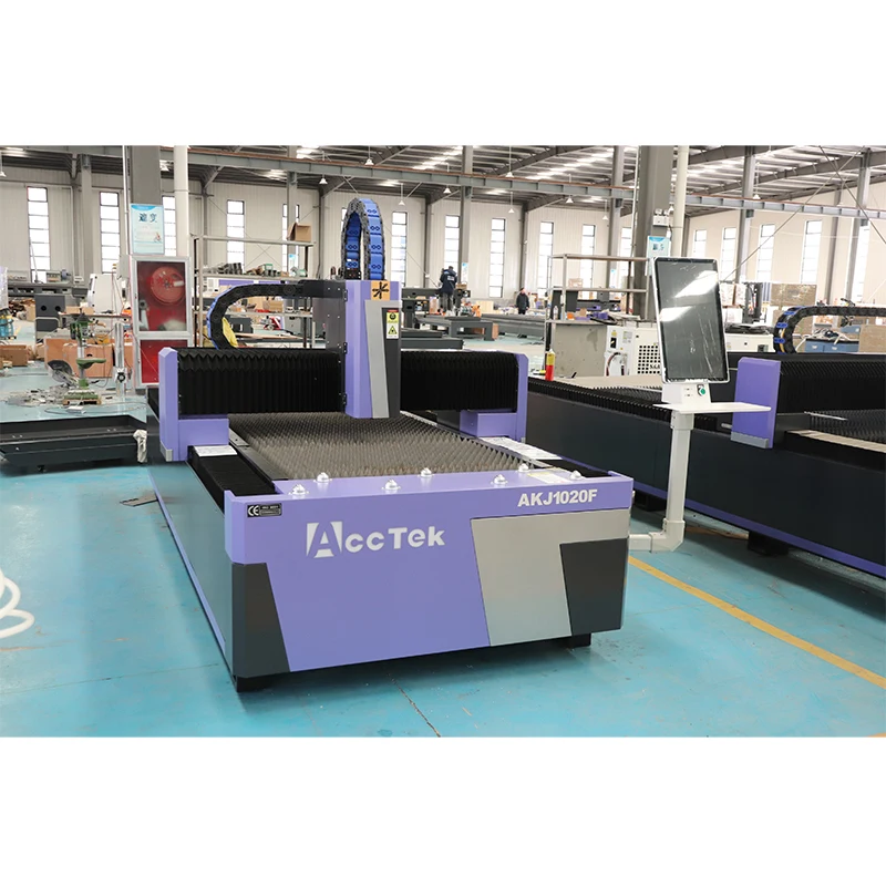 

China Factory AccTek 1000*2000mm 600*900mm Fiber Laser Cutting Machine 1000w 1500w 2000w with Raycus Source Customized Machinery