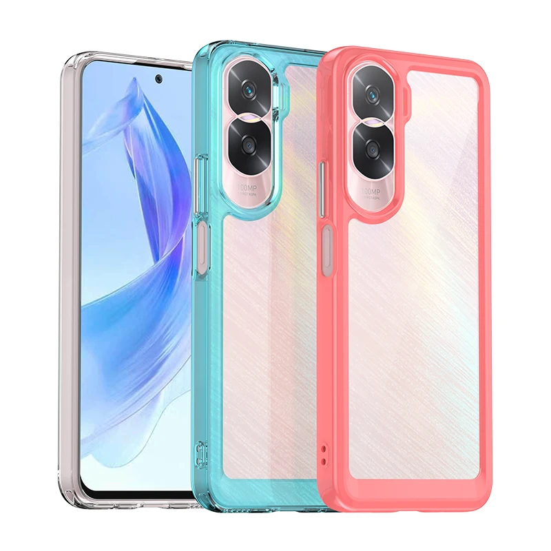 Clear Case For Honor 90 Lite Cover Honor 90 Lite Cover Coque Fundas Hard Translucent Shockproof Phone Bumper Honor 90 Lite