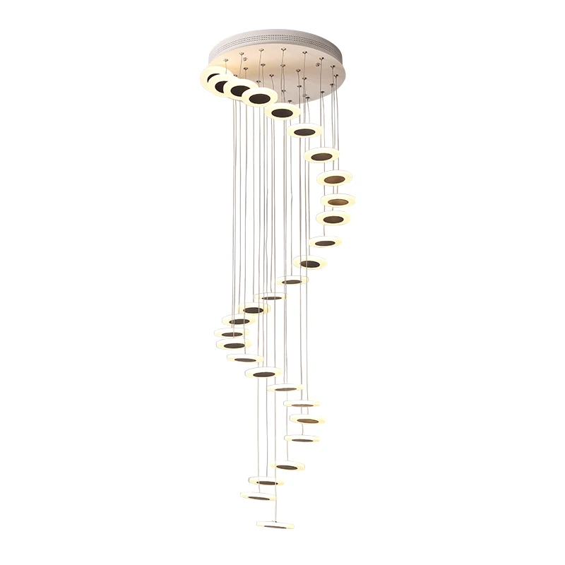 

Modern LED chandelier living room pendant lamp bedroom fixtures stairs suspended lights restaurant hanging lighting luminaire