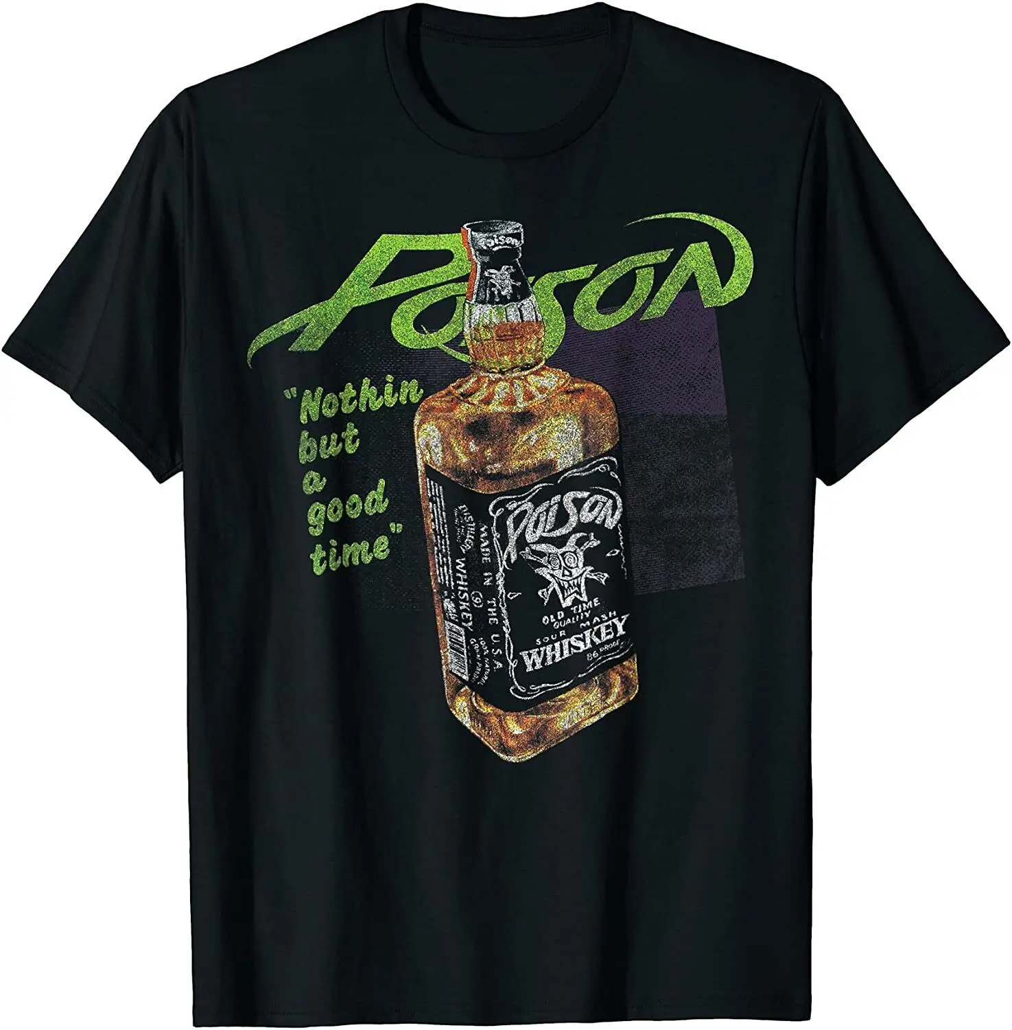 

Футболка Nothin But A Good Time, Мужская футболка с коротким рукавом и принтом, Повседневная Свободная Летняя мужская футболка, крутая футболка с круглым вырезом, футболка в японском стиле