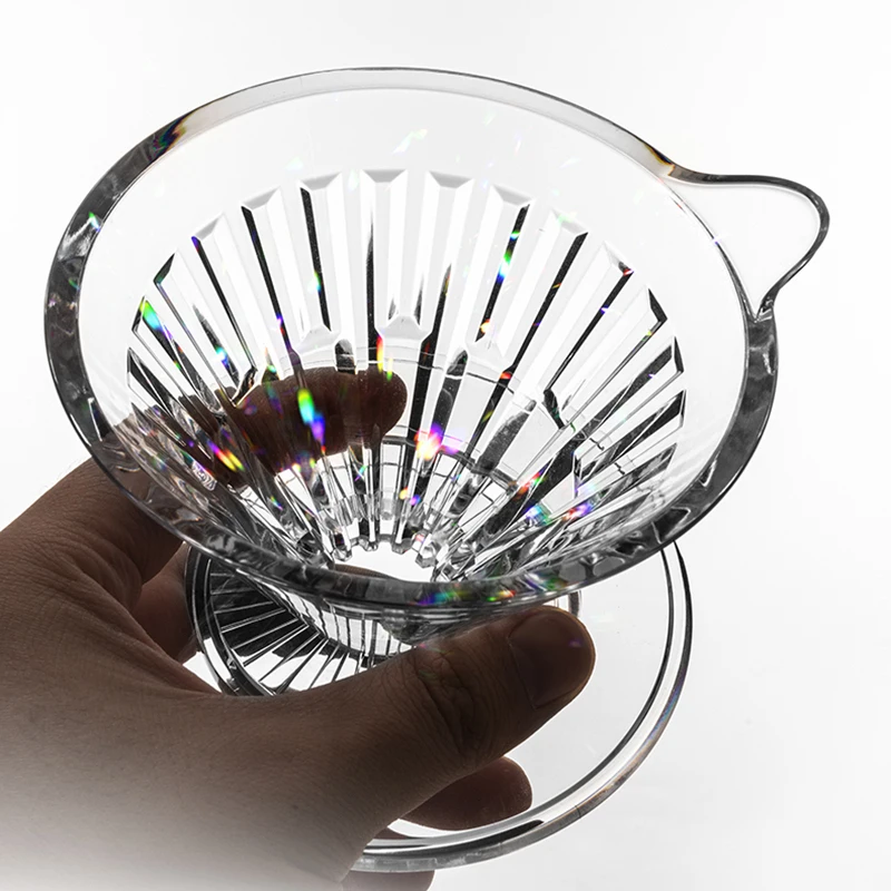 TIMEMORE PCTG Crystal Eye Dripper Pour Over Maker Конический фильтр для кофе Чашка Ручные капельные