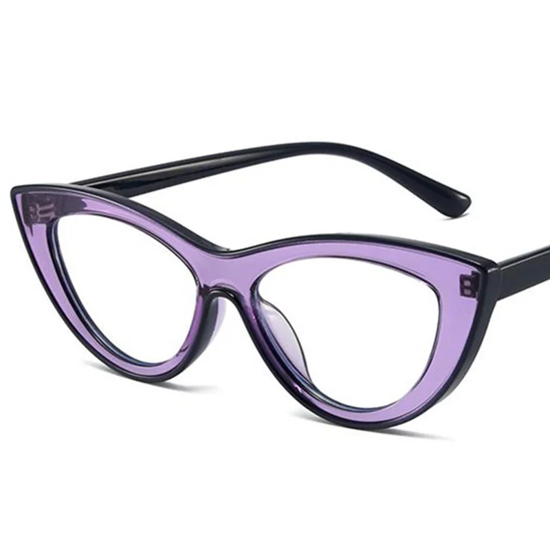 

Модные противосиние зеркальные очки унисекс кошачий глаз очки в стиле пэчворк оптические очки простые очки ретро орнамент