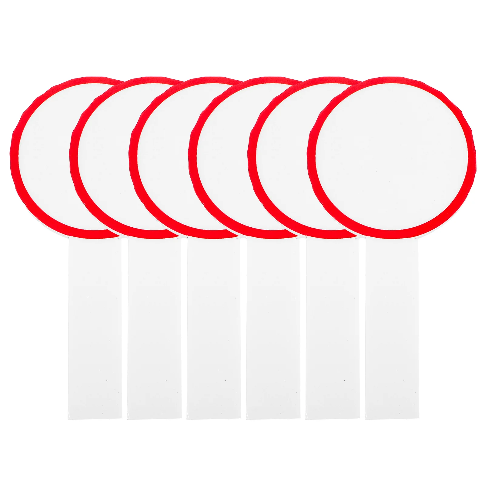 6 Pcs Score Board Game White Boards Blank Small Dry Erase Candy Jar Double Handheld Signed Picture Whiteboards Foam