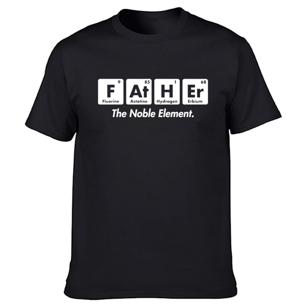 

Funny Father Chemistry Table T Shirts Graphic Streetwear Short Sleeve Gift for Dad Fathers Day Science T-shirt Mens Clothing