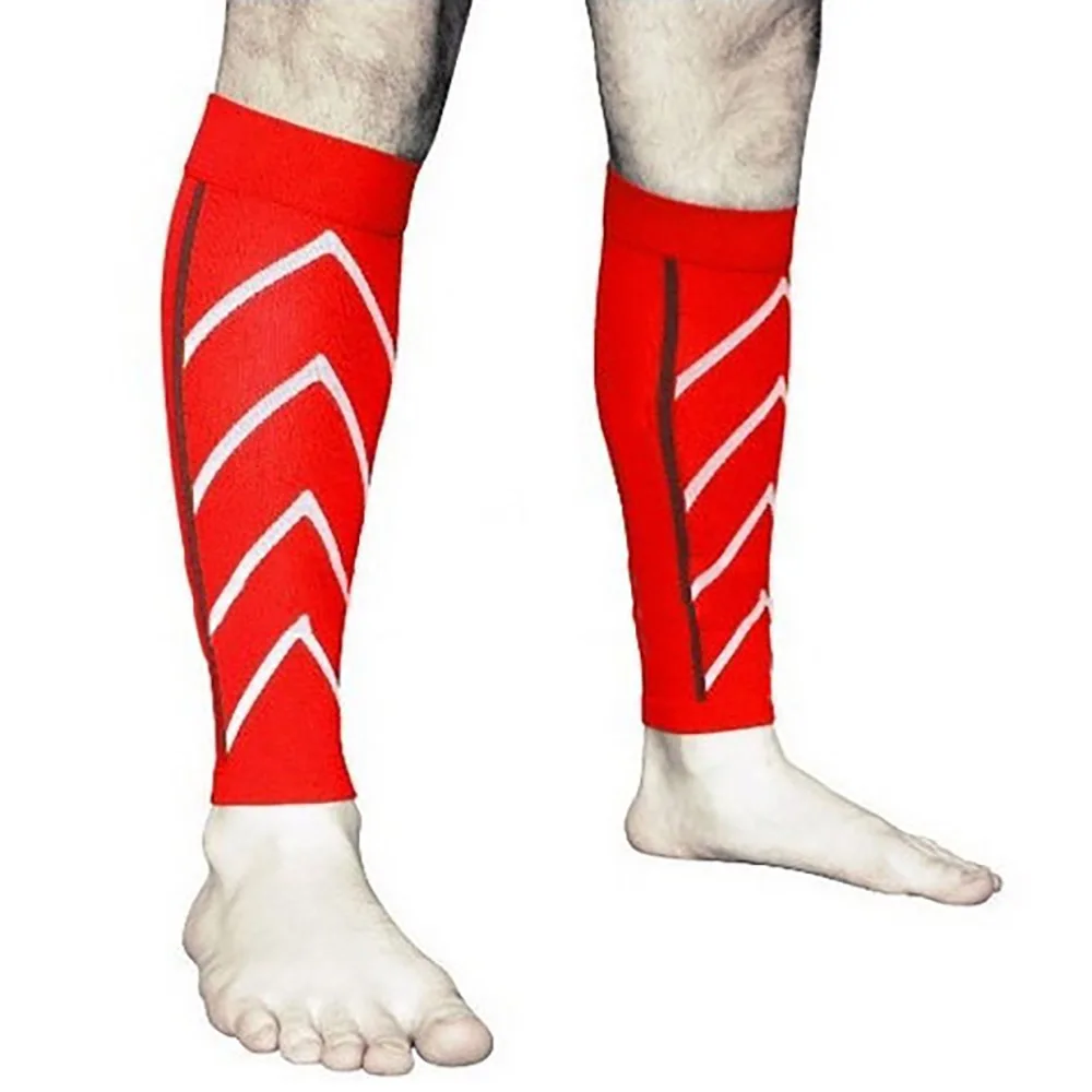 Compression Thin Calfskin Sports Socks Calf Support Assists Night Running Nylon Fluorescent Leggings Basketball Sleeves