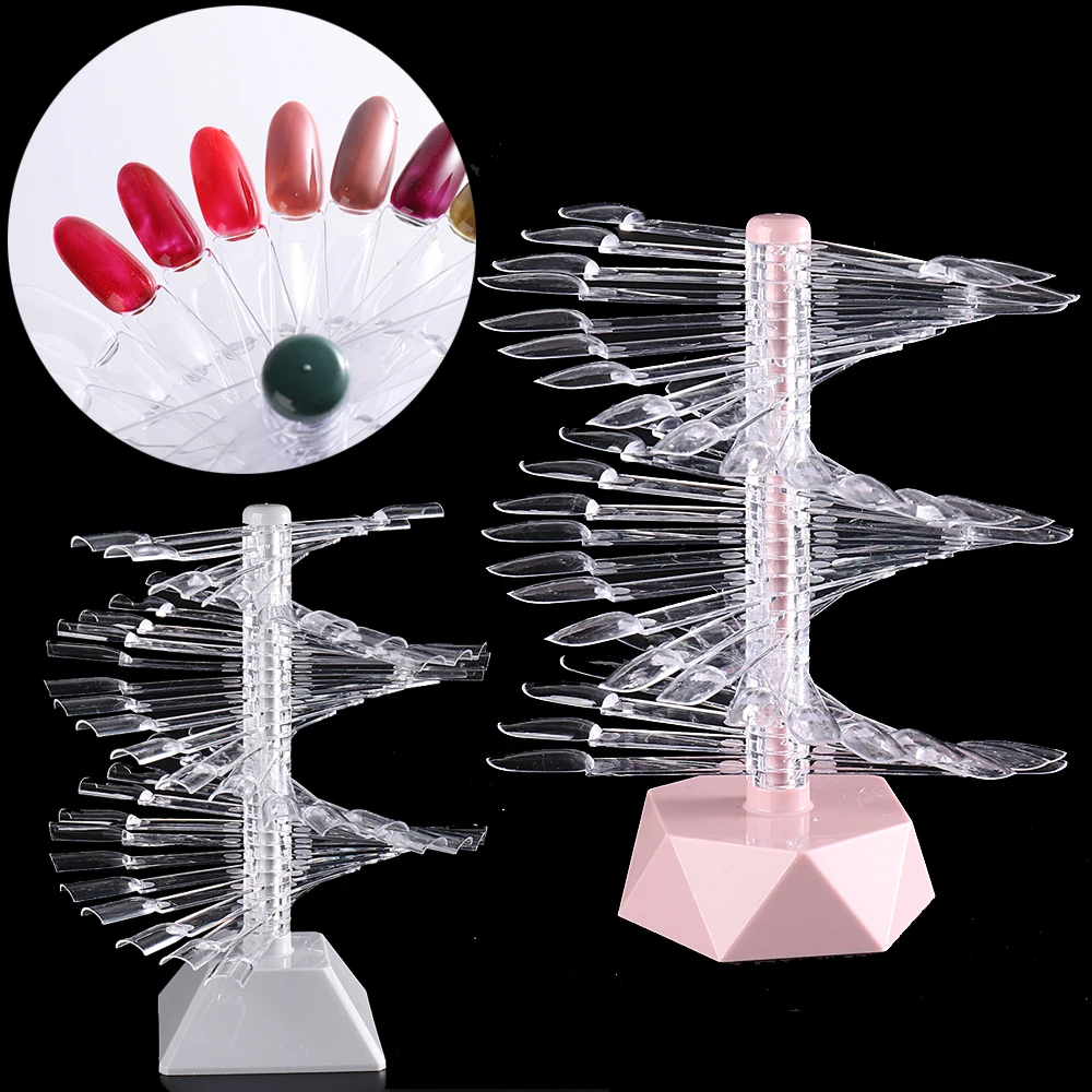 60 цветов подставка для демонстрации ногтей спиральная полка демонстрация