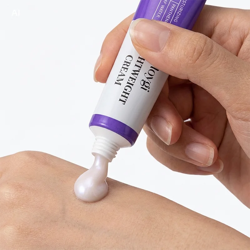 Фото Легкий крем для лица с центеллой азиатской, 20 г, увлажняющий и успокаивающий крем для сухой кожи, ежедневный уход за лицом для восстановления водного баланса №5