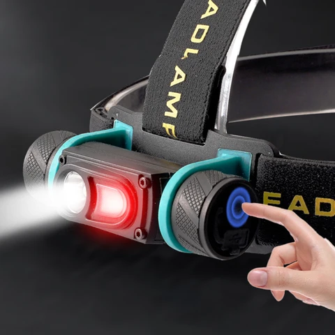 Налобный фонарь XPG белый + красный свет